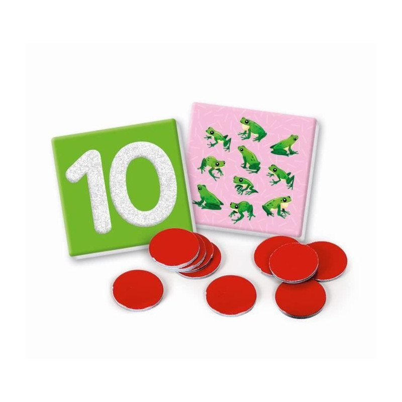 Montessori - Clementoni - Tactile numbers - Educational game learning