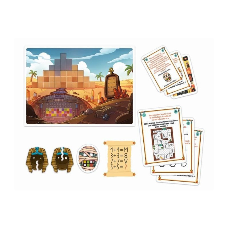 Clementoni - Escape Game travel through time - 3 adventures - Ages 8 a