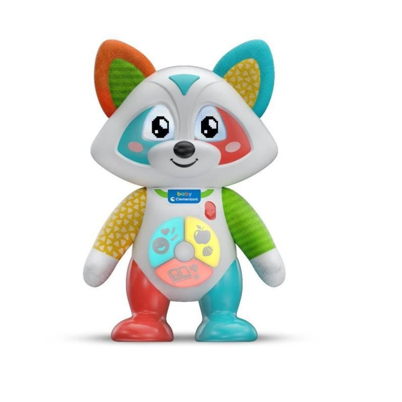 Baby Clementoni - Oliver, the playful raccoon - Interactive game - 4 g