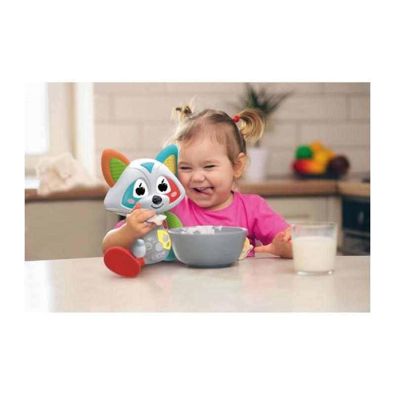 Baby Clementoni - Oliver, the playful raccoon - Interactive game - 4 g
