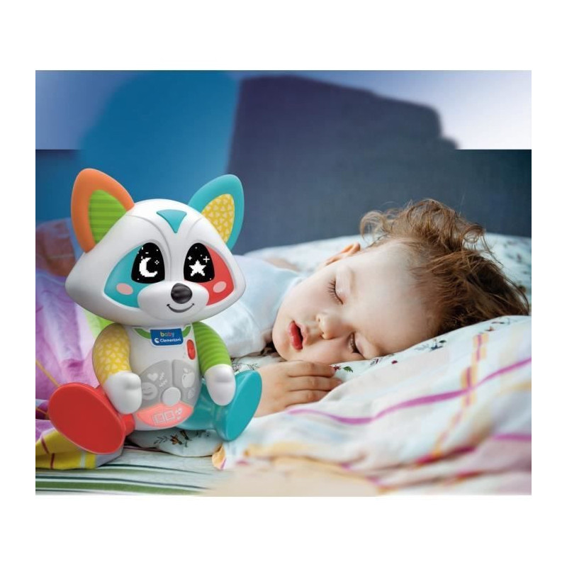 Baby Clementoni - Oliver, the playful raccoon - Interactive game - 4 g