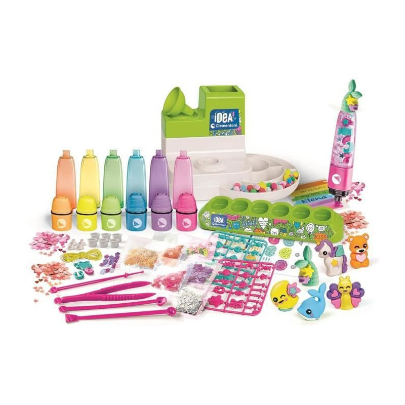 Clementoni- L'atelier des fluos - Creates 10 fluorescent highlighters
