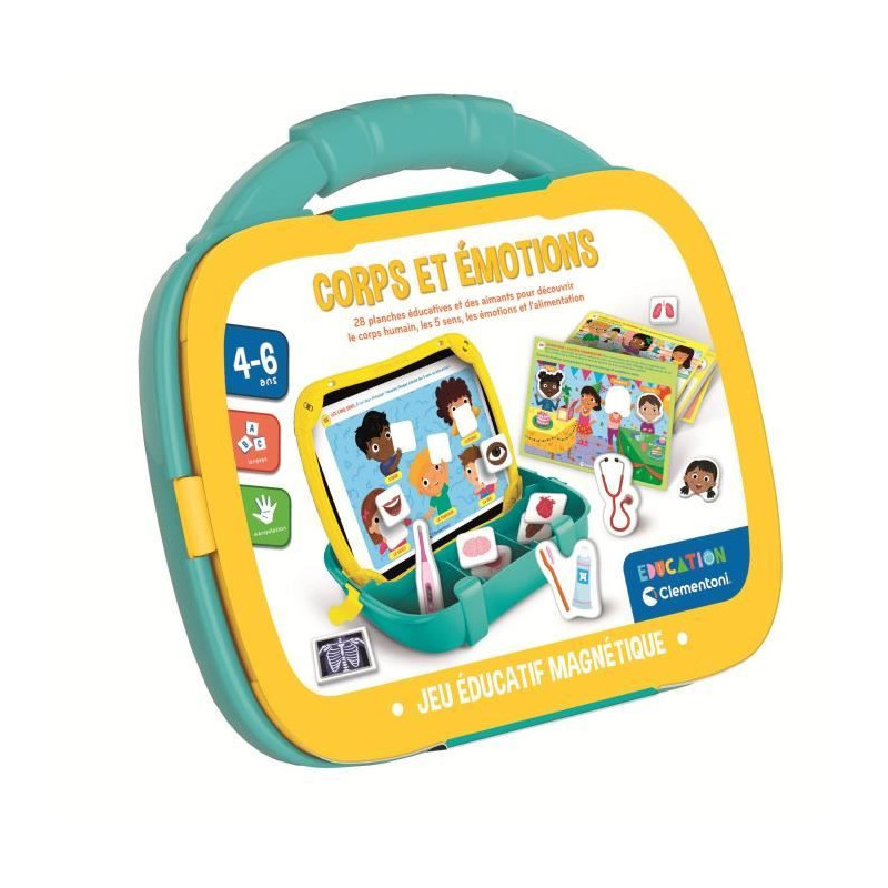 CLEMENTONI - Magnetic case - Body and emotions - Learning - From 2 yea