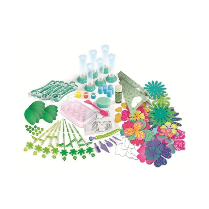 CLEMENTONI - Scented flowers to create - 7 creations - IDEA - From 7 y