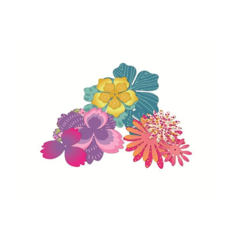 CLEMENTONI - Scented flowers to create - 7 creations - IDEA - From 7 y