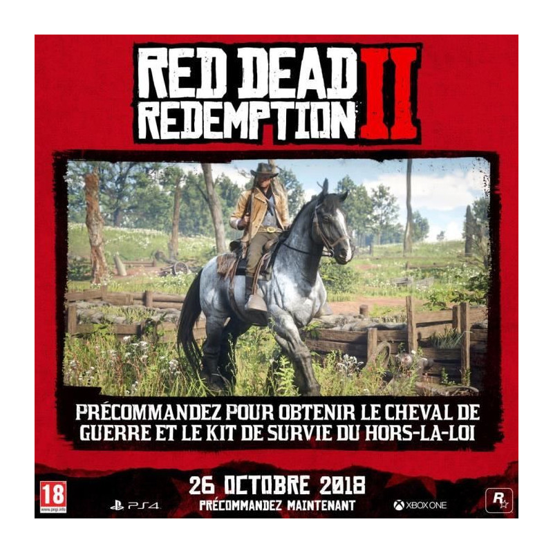 Red Dead Redemption 2 Jeu Xbox One