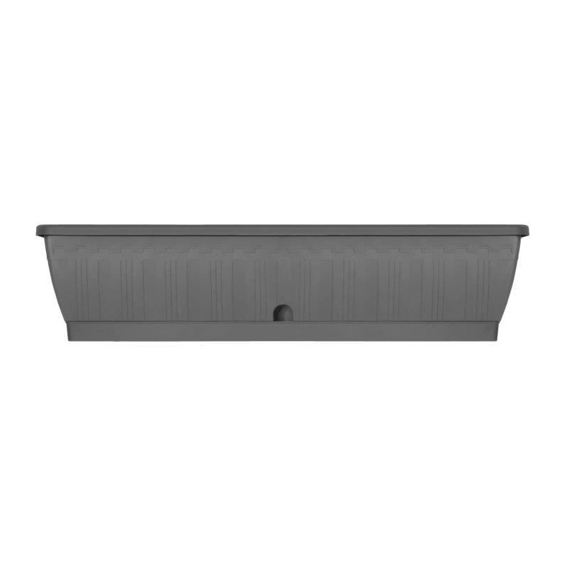 Planter - GARDEN ID Terraflor - Anthracite 80 cm - Solidity - Water re