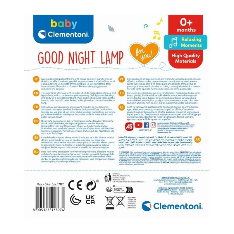 Luciole night light - Clementoni - Birth