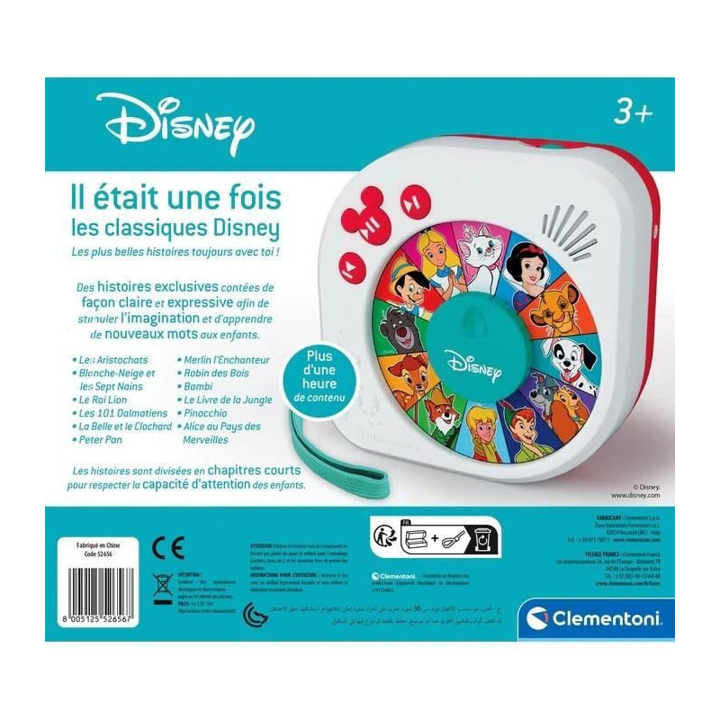 Clementoni - History counter Once upon a time Disney - 52656
