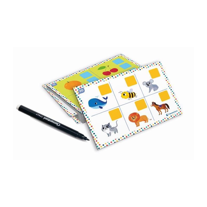 Clementoni - Magnetic Letters & Animals Case - From 3 years old