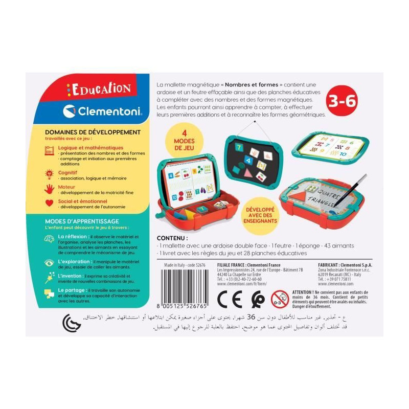 Clementoni - Case Figures Shapes - 52676