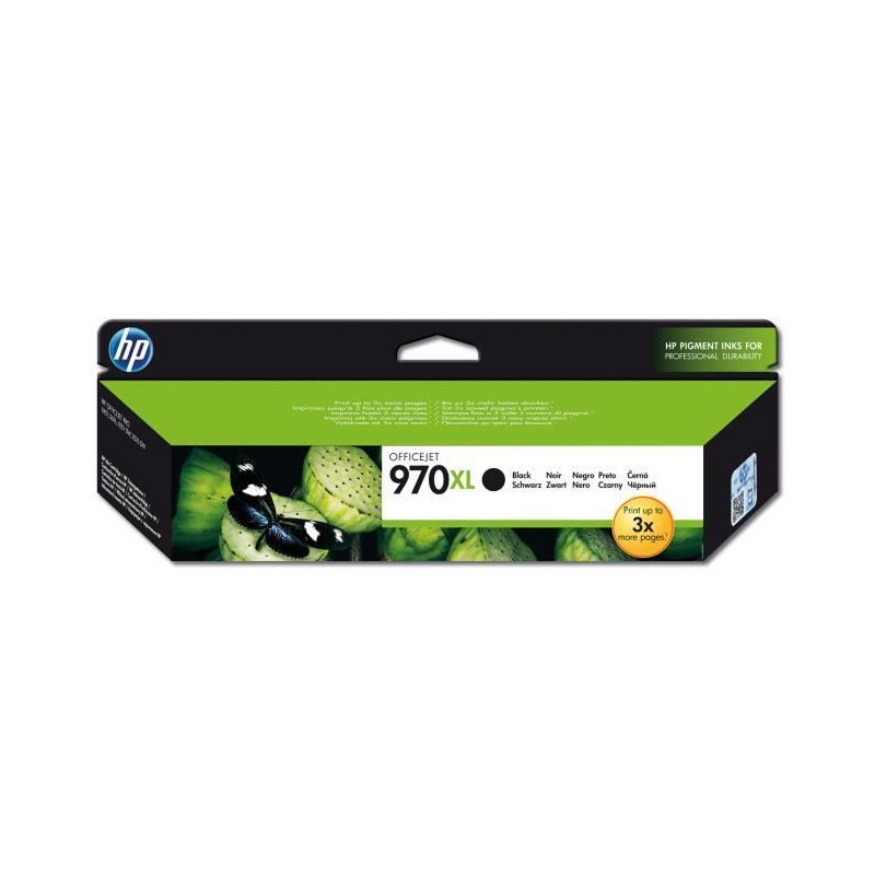 HP 970XL Genuine Large Capacity Black Ink Cartridge for HP Officejet X