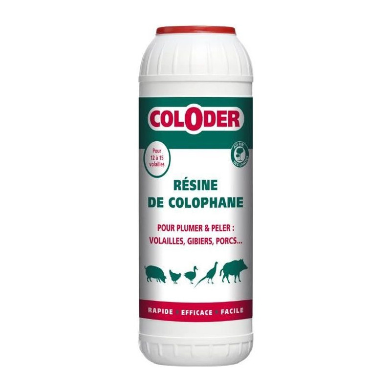SANITERPEN Colored rosin powder Coloder - For poultry and game - 600 g