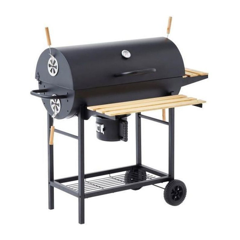 MIKE charcoal barbecue - Cooking surface 71 x 35 cm
