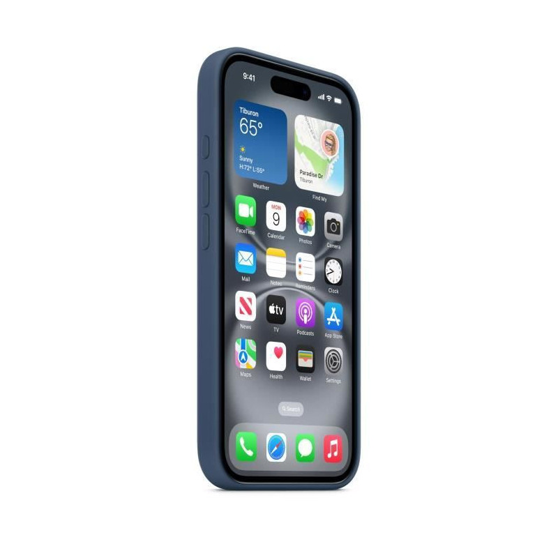 APPLE iPhone 16 - Silicone Case with MagSafe - Denim