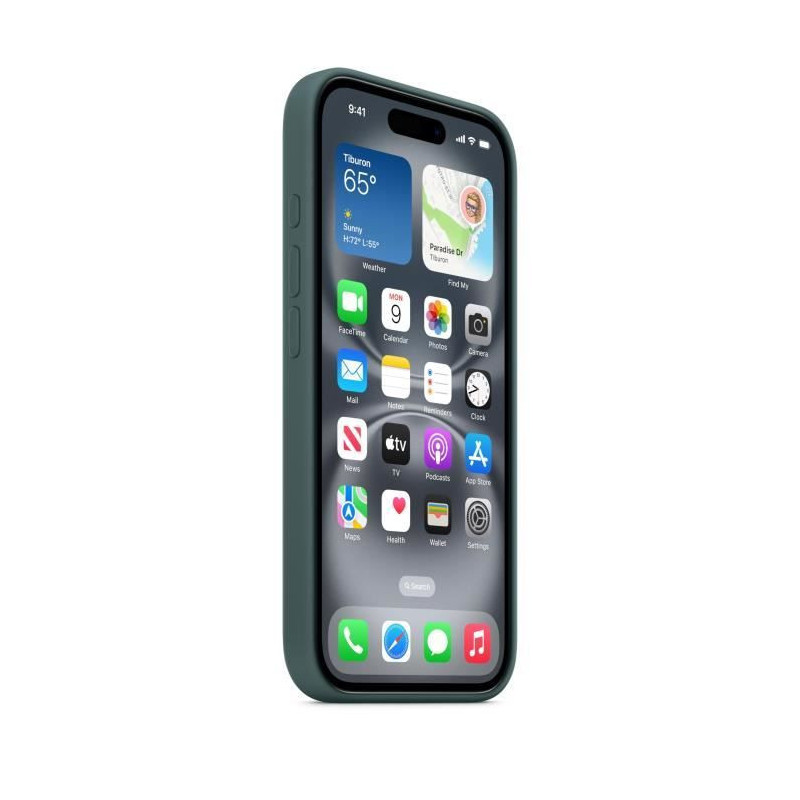 APPLE iPhone 16 - Silicone Case with MagSafe - Lake Green