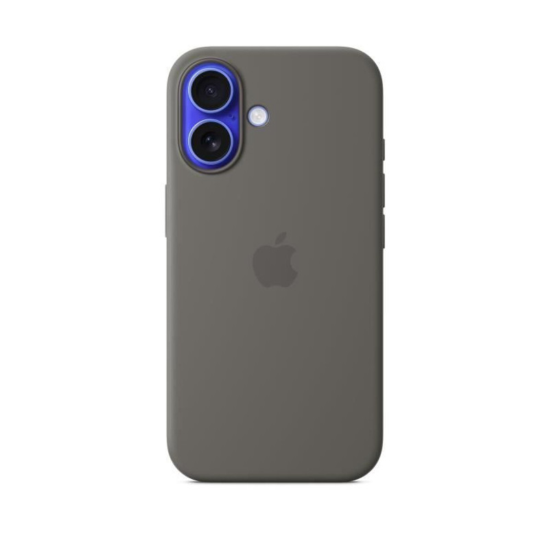 APPLE iPhone 16 - Silicone Case with MagSafe - Stone Gray