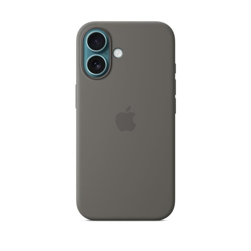 APPLE iPhone 16 - Silicone Case with MagSafe - Stone Gray