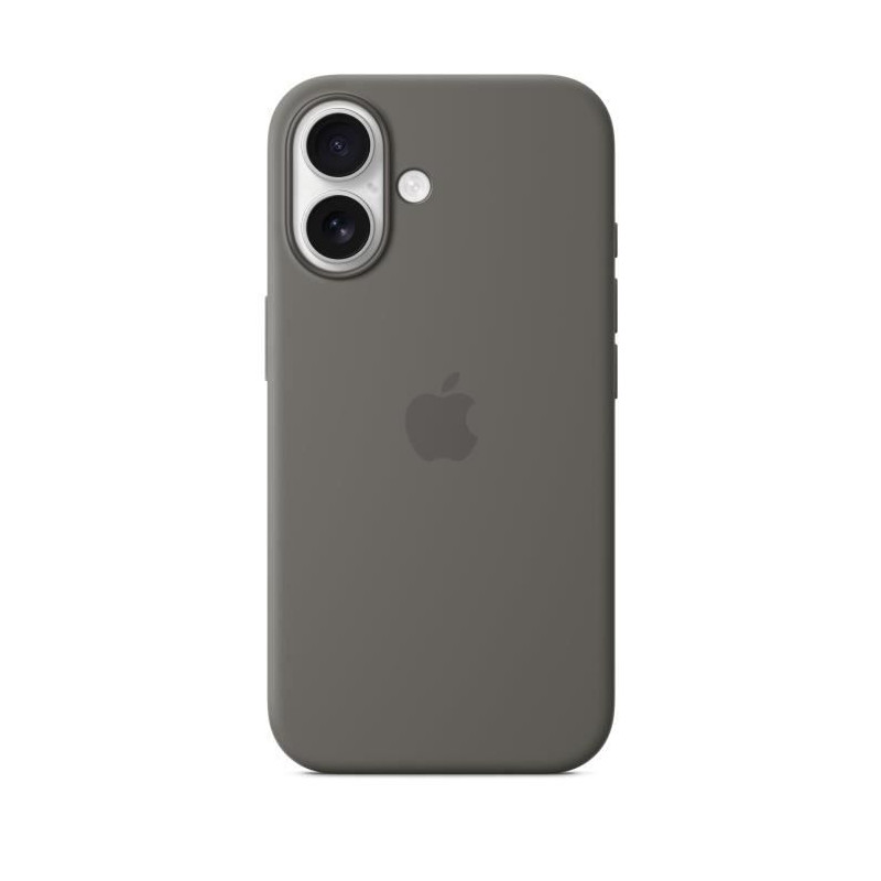 APPLE iPhone 16 - Silicone Case with MagSafe - Stone Gray