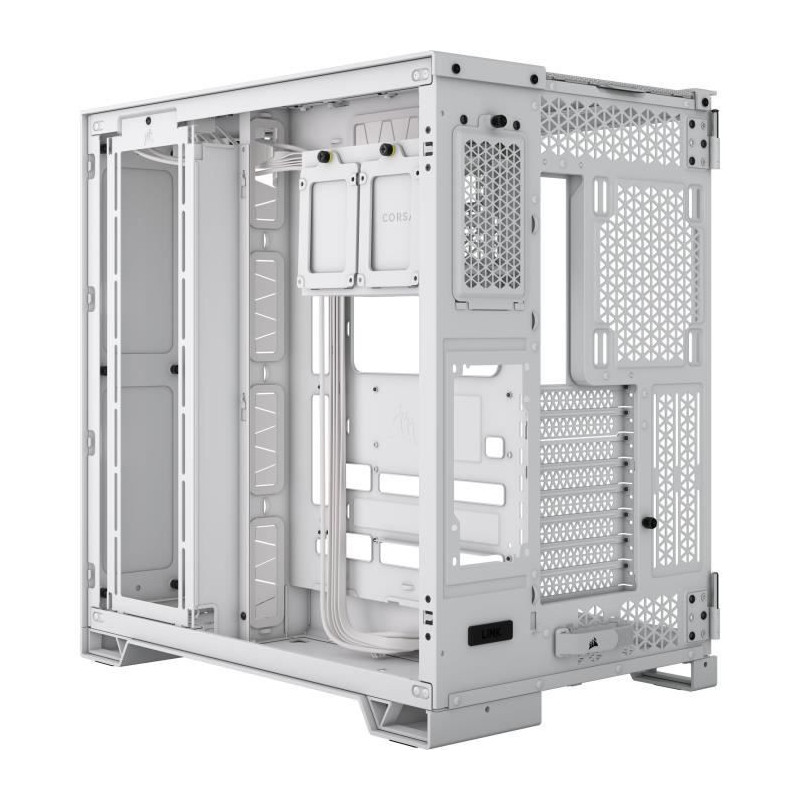 PC case - CORSAIR - 6500X Tempered Glass Mid-Tower Dual Chamber - Whit