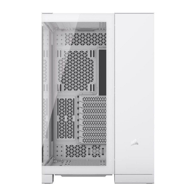 PC case - CORSAIR - 6500X Tempered Glass Mid-Tower Dual Chamber - Whit