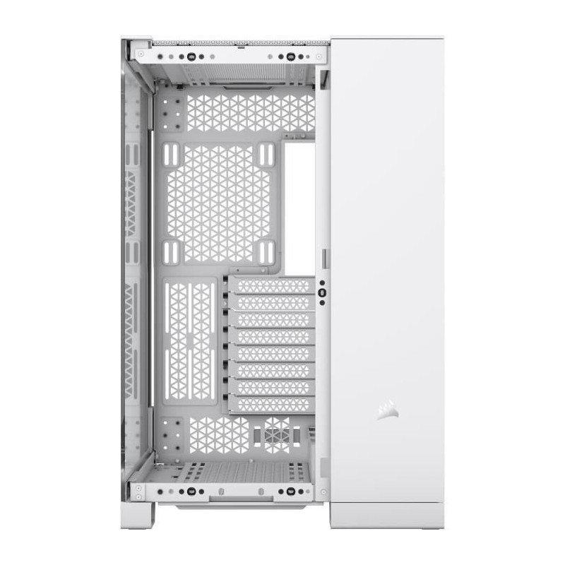 PC case - CORSAIR - 6500X Tempered Glass Mid-Tower Dual Chamber - Whit