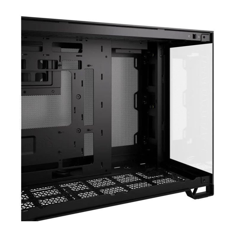 PC case - CORSAIR - 2500D AIRFLOW Micro ATX Dual Chamber - Black