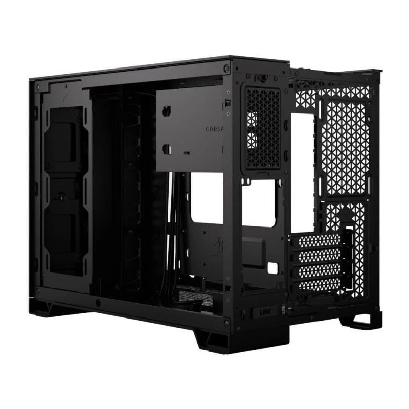 PC case - CORSAIR - 2500D AIRFLOW Micro ATX Dual Chamber - Black