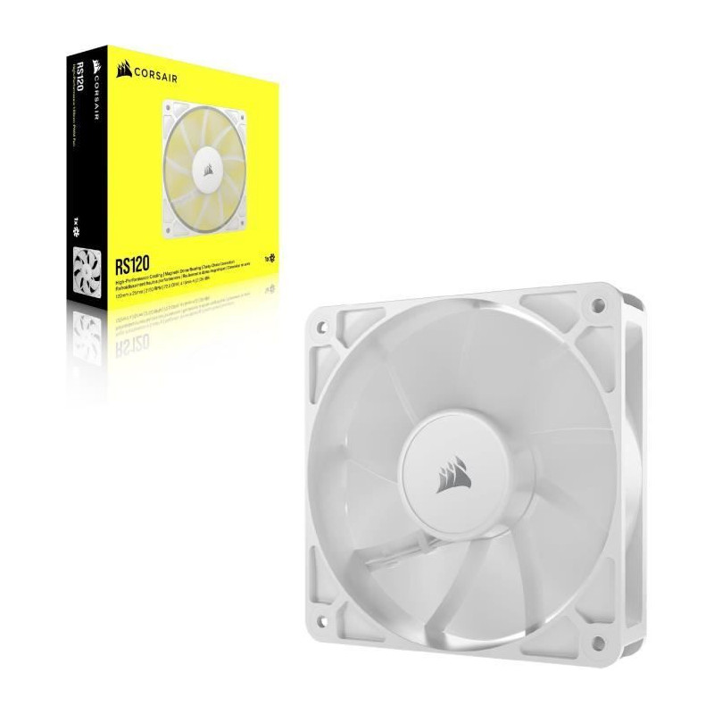 PWM Fan 120mm - CORSAIR - RS120 - White