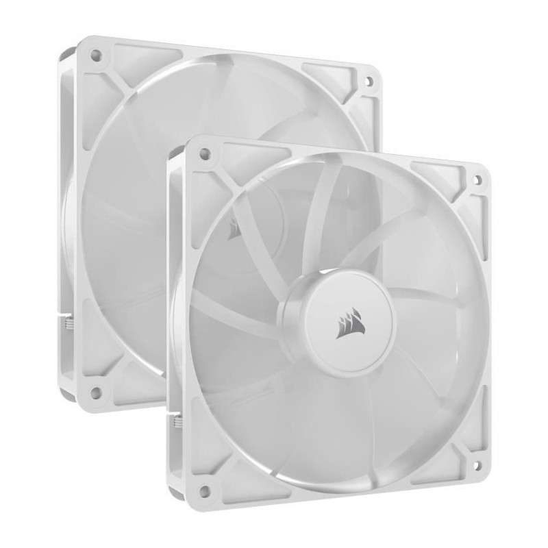 Pack of 2 140mm PWM fans - CORSAIR - RS140 - White
