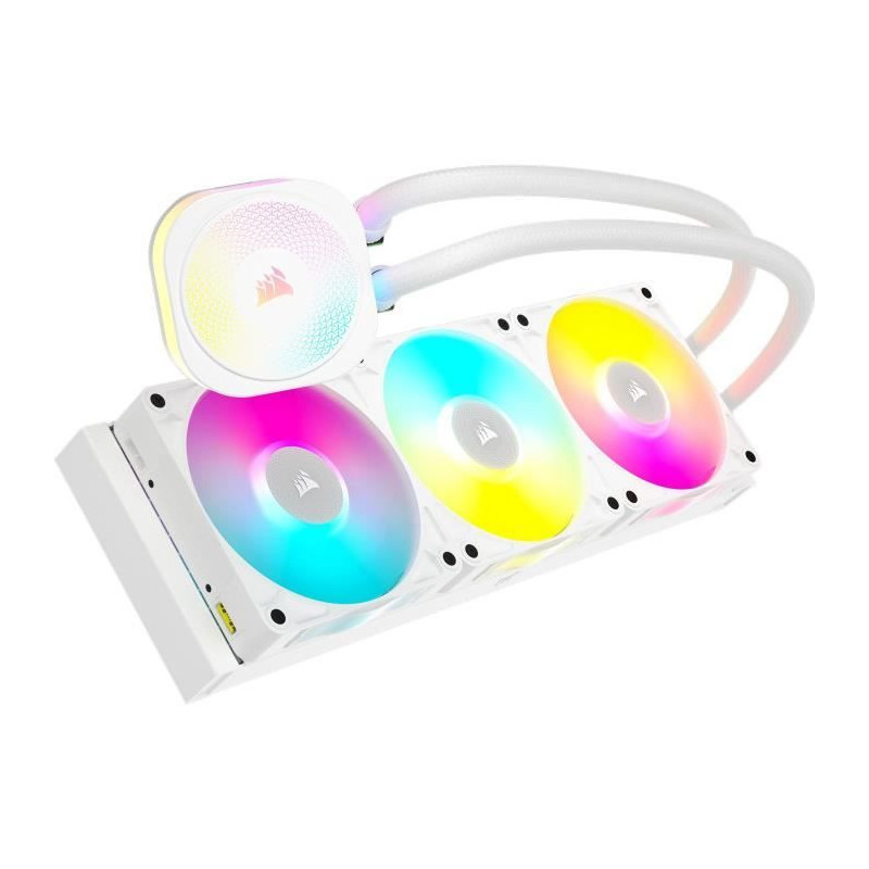 Watercooling - CORSAIR - iCUE LINK TITAN 360 RX - RGB - White