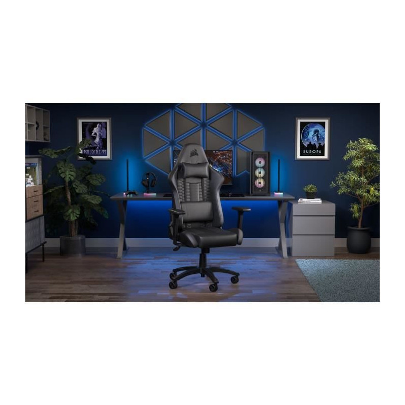 CORSAIR - Office chair - Gaming armchair - TC100 RELAXED - Faux leathe