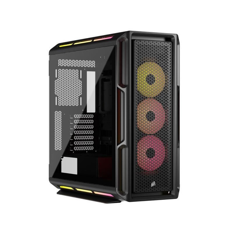 PC Case - CORSAIR - iCUE LINK 5000T LX RGB Series - Mid-Tower - Black
