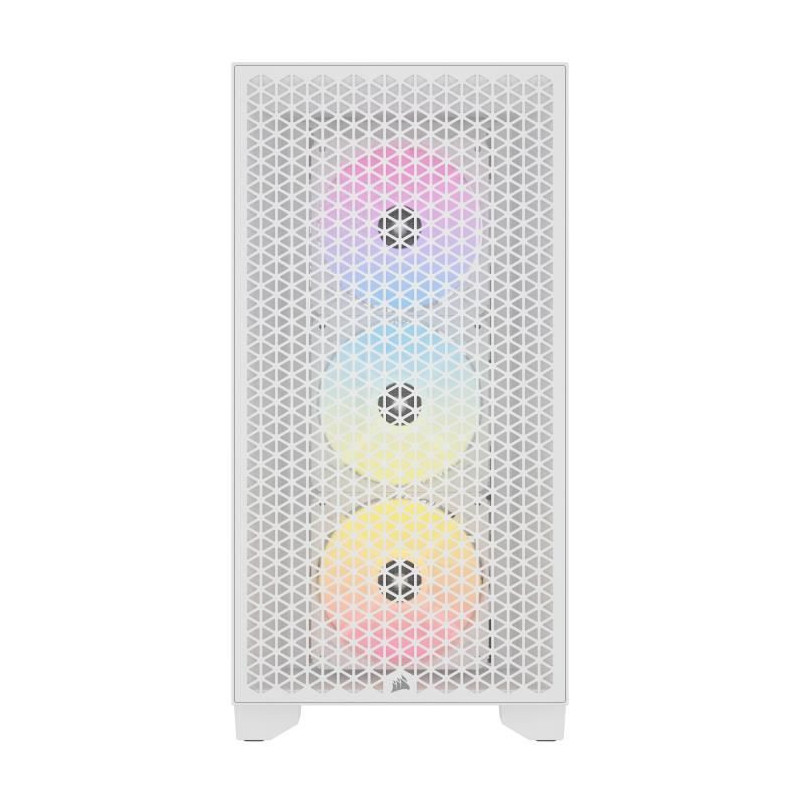 PC case - CORSAIR - 3000D RGB AIRFLOW - ATX Mid-tower - 3 AR120 RGB fa