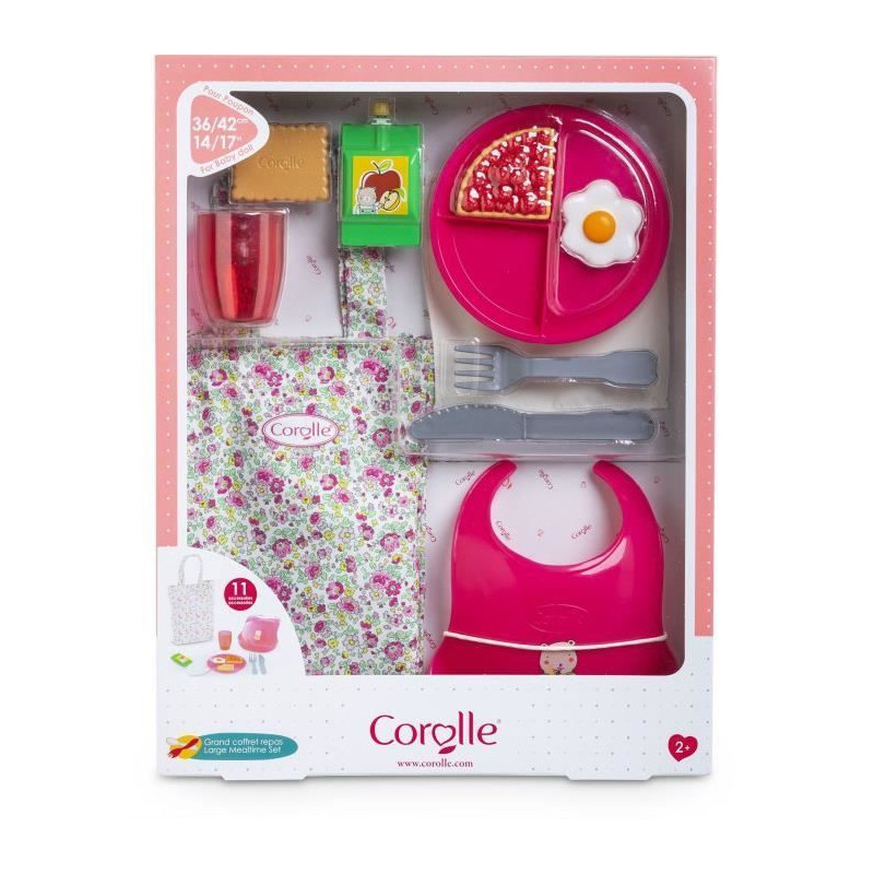 Baby doll accessories - COROLLE - Large Meal Box - For 36 and 42 cm ba