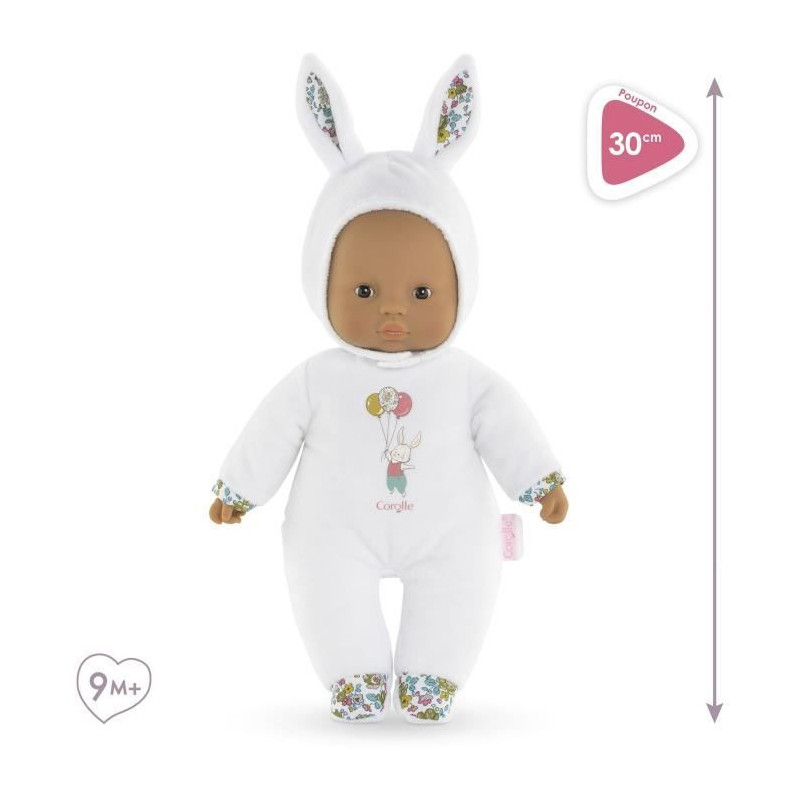 Baby Doll - COROLLE - Pti'Coeur White Rabbit - 30 cm - From 9 months