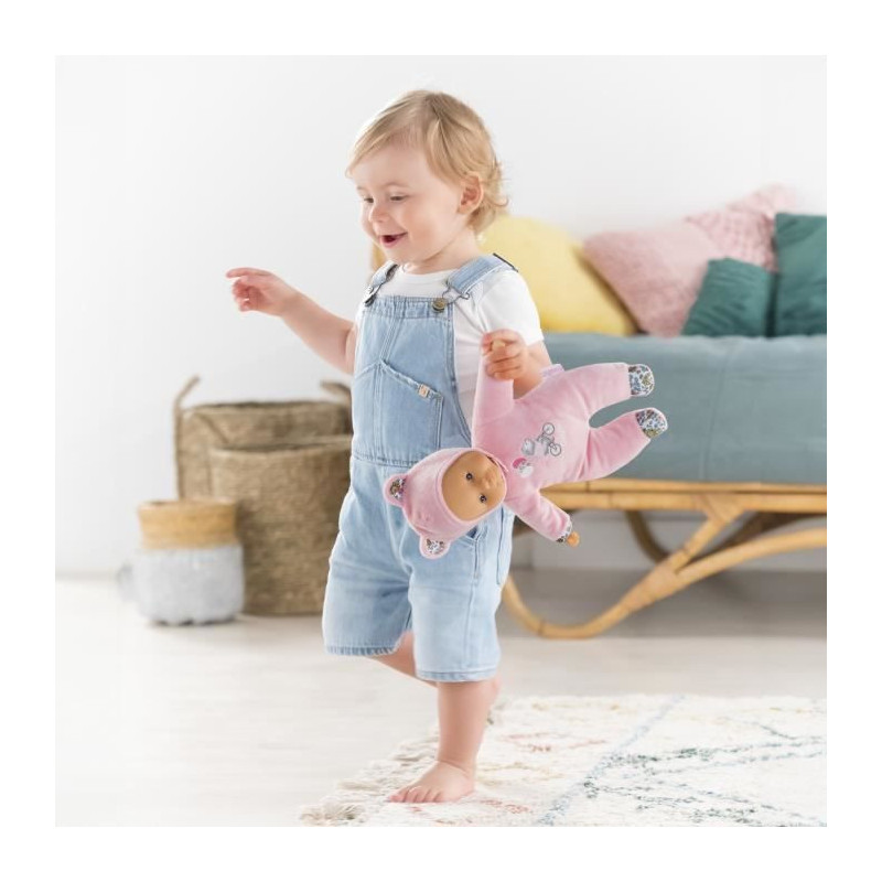 My Doudou COROLLE - Pti' Coeur Ours Rose - 30 cm - small baby doll - v