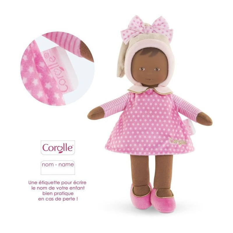 Doudou - COROLLE - Miss Rose Reves d'Étoiles - 25 cm - From birth