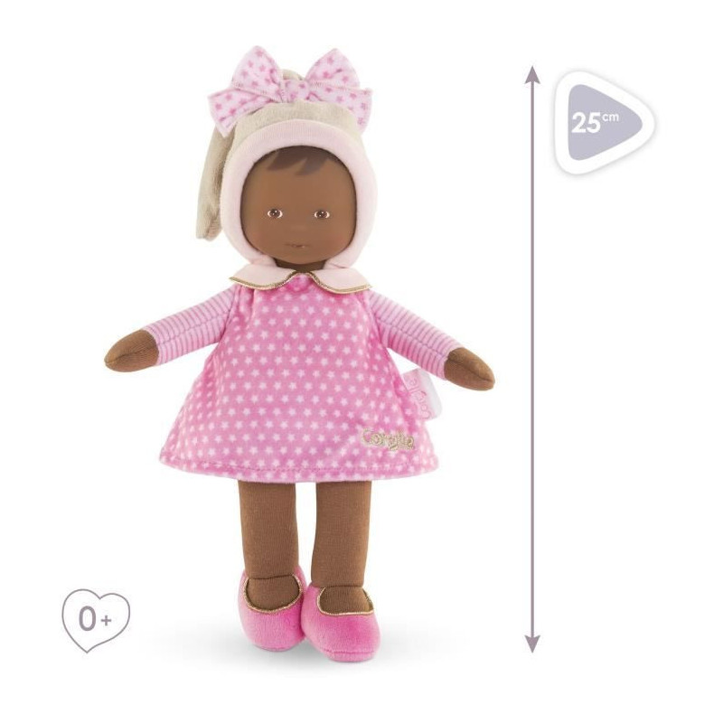 Doudou - COROLLE - Miss Rose Reves d'Étoiles - 25 cm - From birth