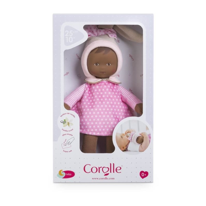 Doudou - COROLLE - Miss Rose Reves d'Étoiles - 25 cm - From birth