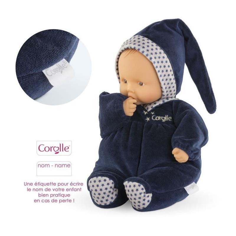 Doudou - COROLLE - Babipouce Marine Reves d'Étoiles - 28 cm - From bi