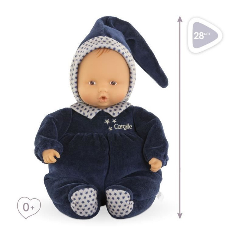 Doudou - COROLLE - Babipouce Marine Reves d'Étoiles - 28 cm - From bi
