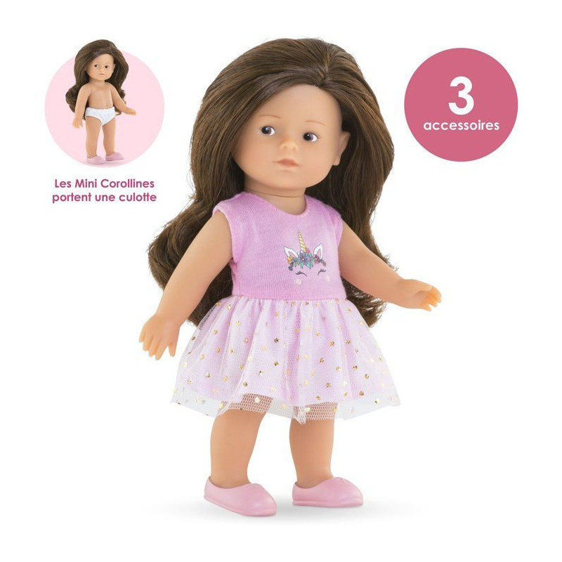 Mini doll - COROLLE - Romy Unicorn - 20 cm - vanilla scent - ready to