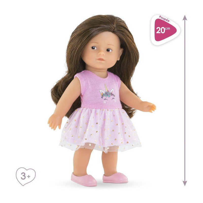 Mini doll - COROLLE - Romy Unicorn - 20 cm - vanilla scent - ready to