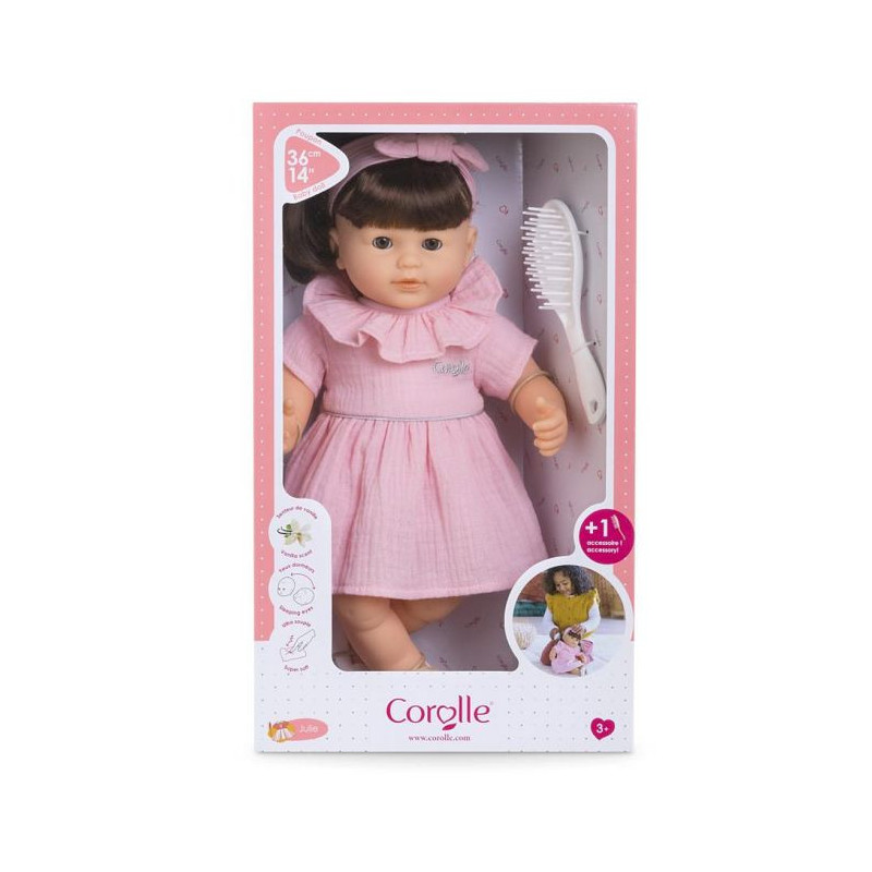 COROLLE doll - Julie - 36 cm - Easy to style hair - Vanilla scent