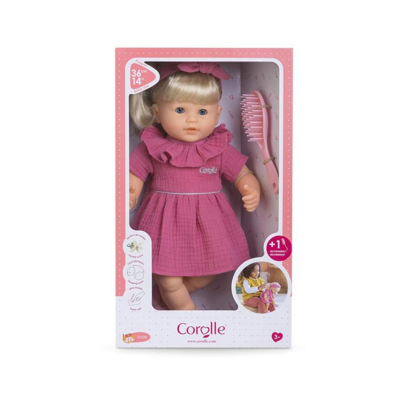 COROLLE doll - Jade - 36 cm - Easy to style hair - Vanilla scent