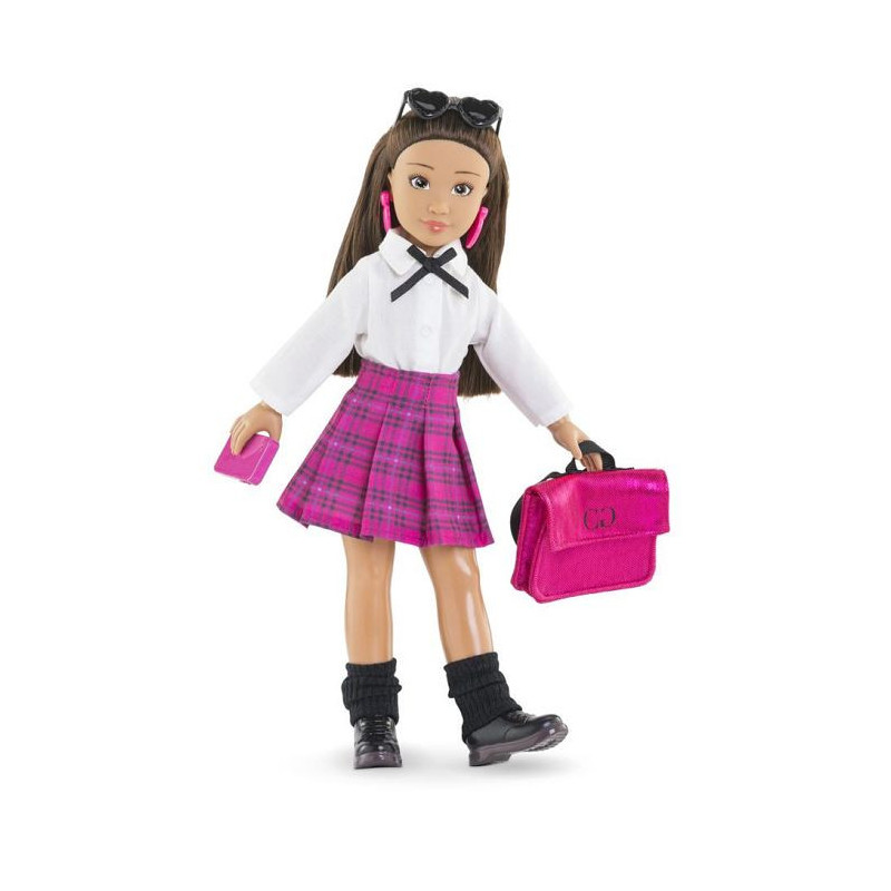 Doll accessories - COROLLE - English College Dressing - 8 accessories