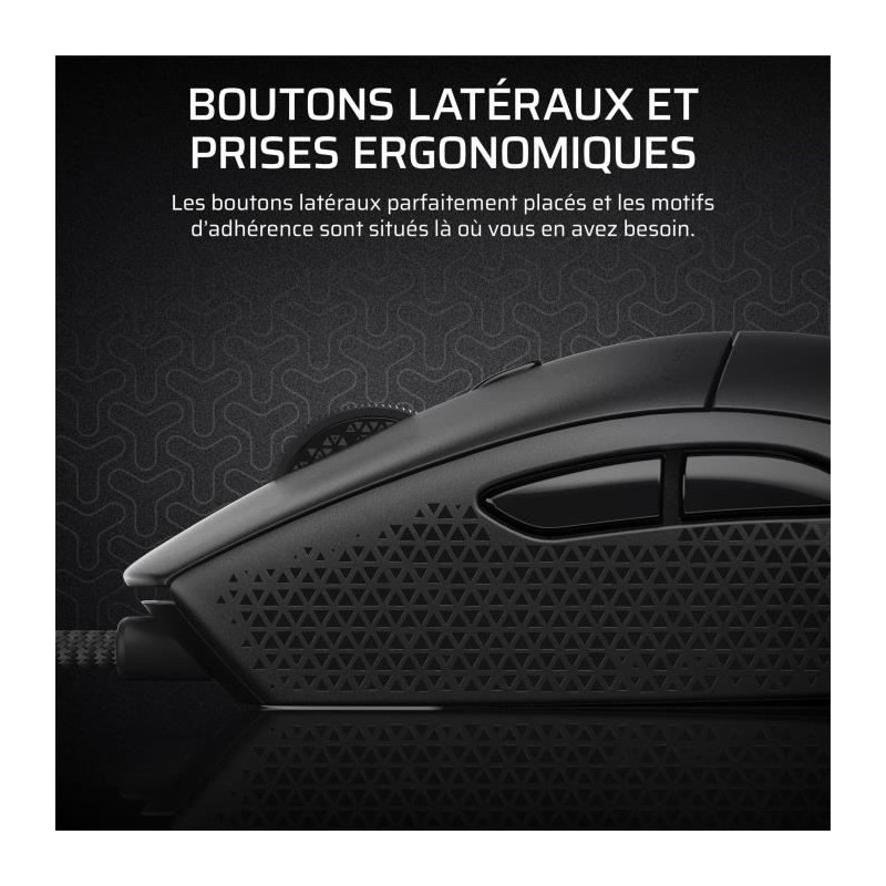 Wired Gaming Mouse - CORSAIR - M55 Wired - 16,000 DPI - Ergonomic - RG