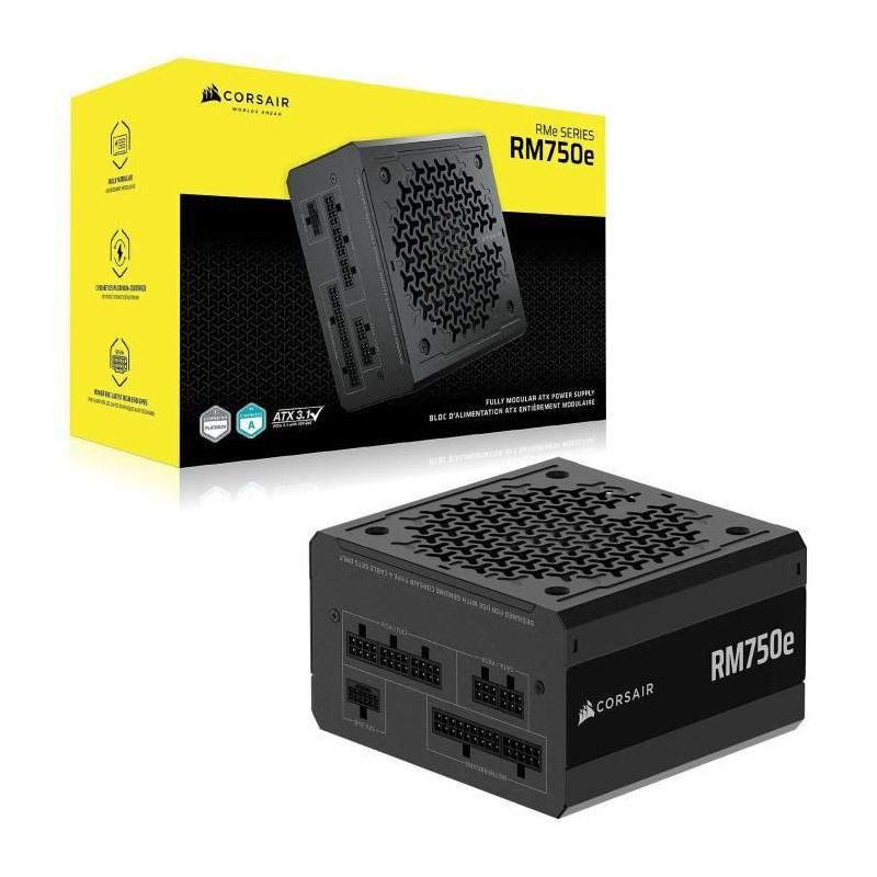 PC power supply - CORSAIR - CP-9020295-EU - RMe Series RM750e ATX Full