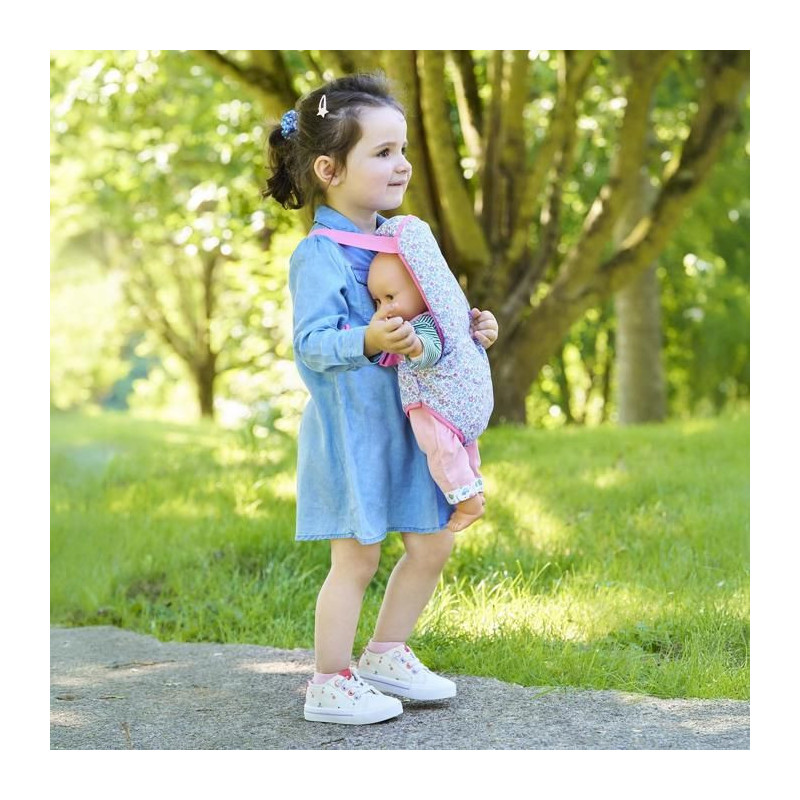 Baby Carrier - Corolle - Floral - For 36/42 cm dolls - from 3 years ol